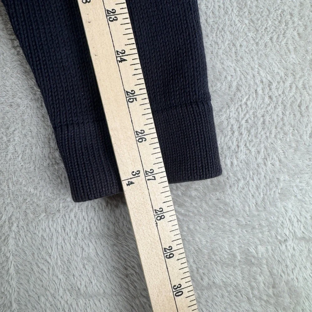 Vintage Banana Republic Sweater Polo Mens M Blue Cotton‎ Pullover Ribbed Jumper